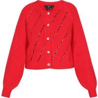 Faina Strickjacke Frauen Rot