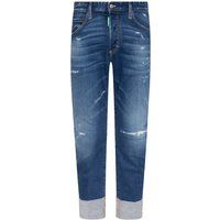 Jeans im Used-Look im Matrosen-Stil