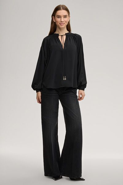 JOOP! Wide Leg Jeans Evi Hohe Taille Anthrazit