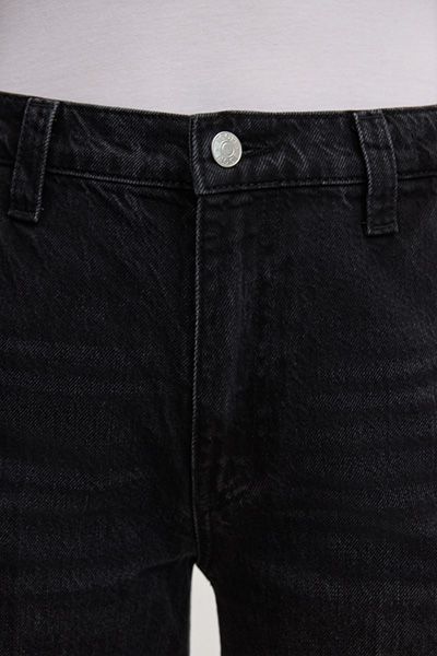 JOOP! Wide Leg Jeans Evi Hohe Taille Anthrazit