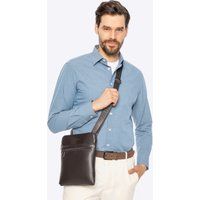 Minimalistische Messenger Bag aus Kunstleder