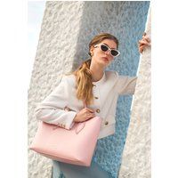 Elegante Shopper-Tasche aus Kunstleder