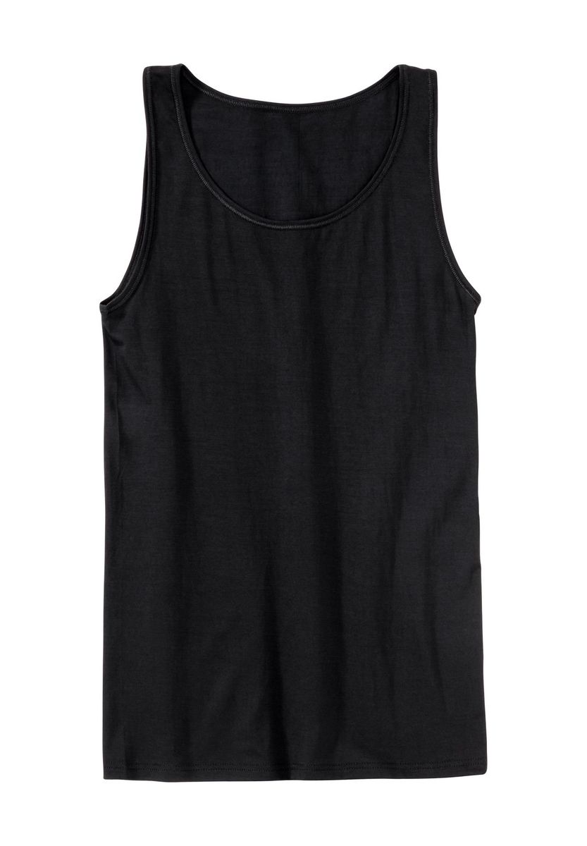 Klassisches schwarzes Tanktop