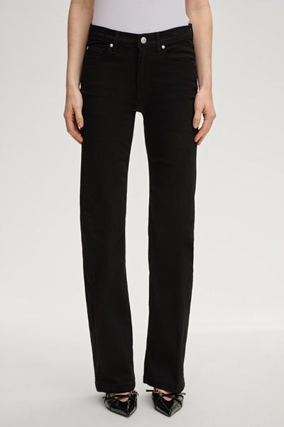 Joop! Chrisi Schwarze Bootcut-Jeans mit hohem Bund Baumwollmischung