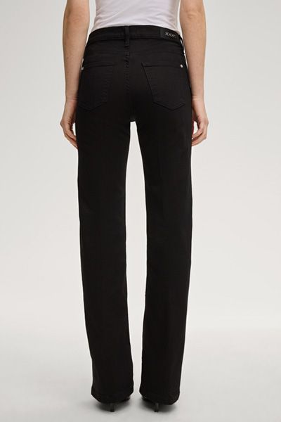 Joop! Chrisi Schwarze Bootcut-Jeans mit hohem Bund Baumwollmischung