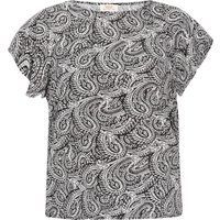 Bluse mit Paisley-Print, lockere Passform