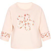 usha Bluse in großen Größen Frauen mehrfarbiges Beige
