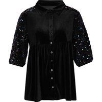 Faina Bluse Frauen Schwarz