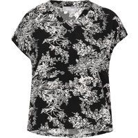usha Bluse Frauen schwarz-weiß
