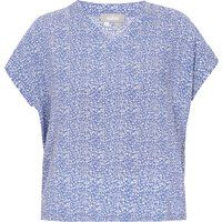 FELIPA Bluse Frauen blau weiß