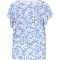 FELIPA Bluse Frauen blau weiß