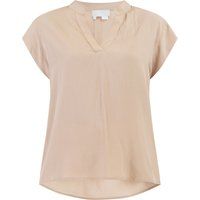 Damen Bluse mit V-Ausschnitt, lockere Passform