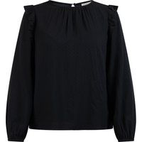 Elegante Langarm-Bluse mit Rüschen