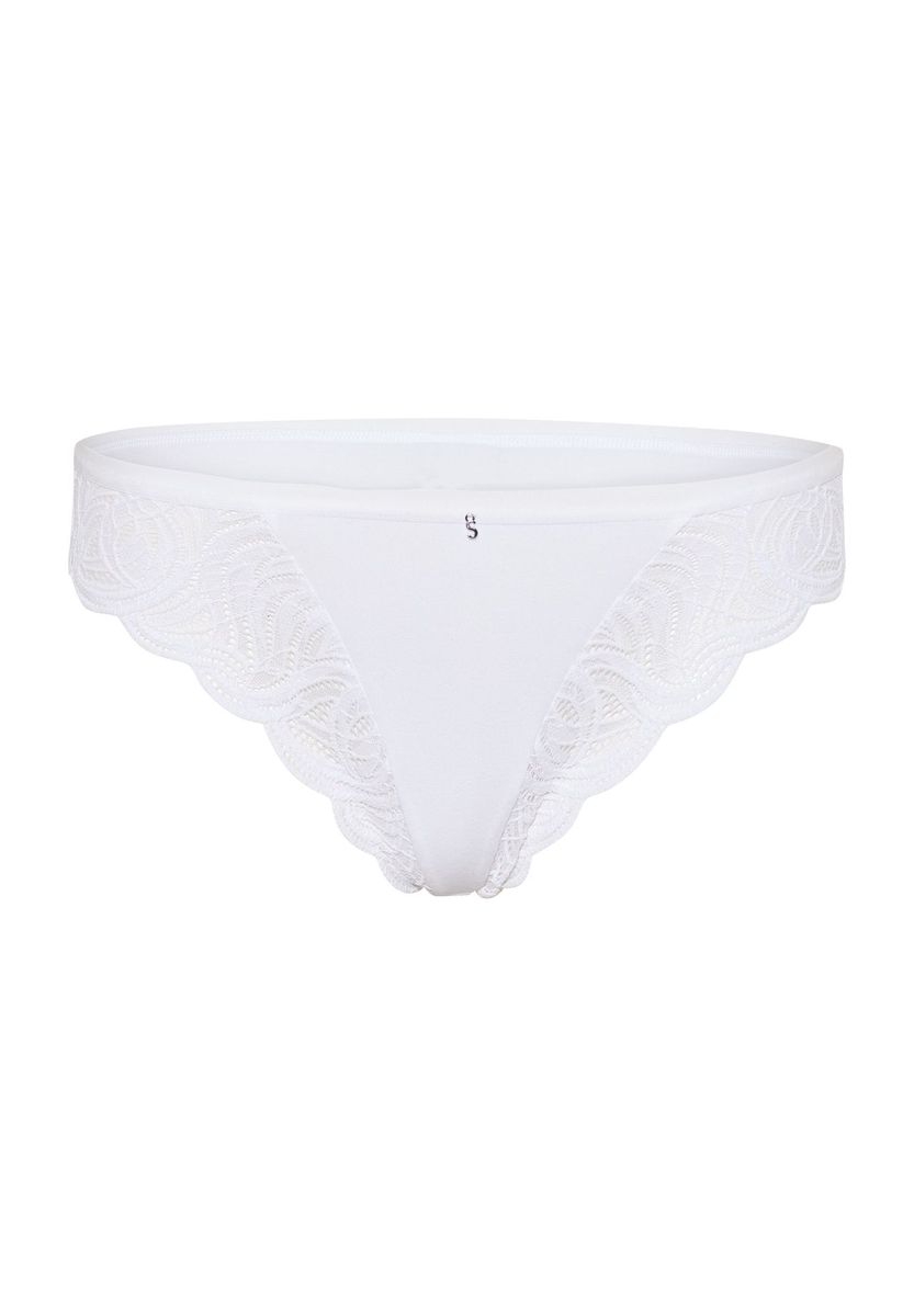 Eleganter Slip mit Spitzenbesatz