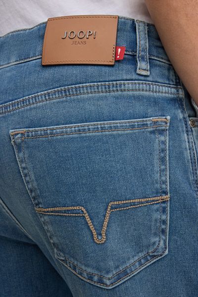 Joop! Jeans Mitch blaue moderne Passform Five-Pocket Baumwollmischung