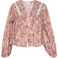 usha Bluse Frauen hellrosa mehrfarbig