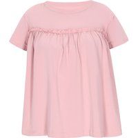 Gerüschtes Babypink Strickoberteil