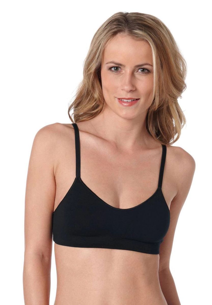 Bequemer Bügelloser BH mit dünnen Trägern
