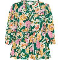 usha Bluse Frauen grün mehrfarbig