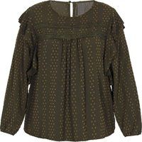 usha Bluse in großen Größen Frauen Grün