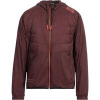 Leichte Bomberjacke mit Kapuze, Schokobraun