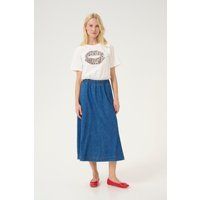 T-Shirt mit Lippenprint, lockerer Schnitt
