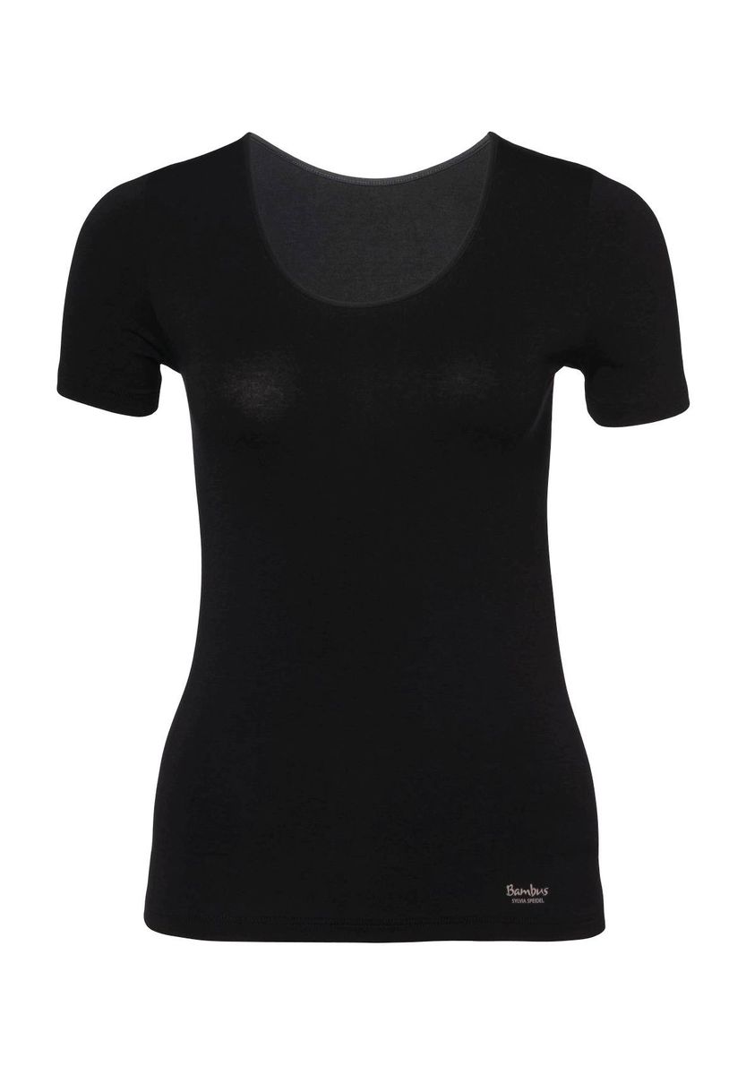 Kurzarmshirt mit Rundhalsausschnitt