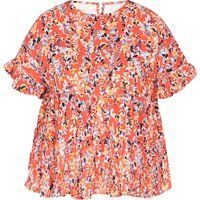 IZIA Bluse in großen Größen Frauen orange