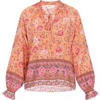usha Bluse Frauen orange mehrfarbig