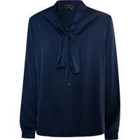 Elegante Bluse mit Knopfleiste und Bindeband