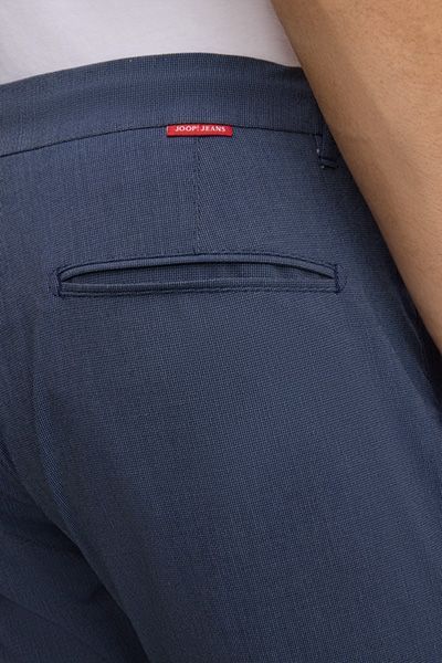 Joop Jeans Maxton Chino Marineblaue Hose Kordelzug Taille Viskosemischung