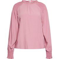 Langärmelige Bluse mit Rüschenkragen
