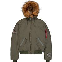 Bomberjacke im Arctic-Stil mit Kapuze