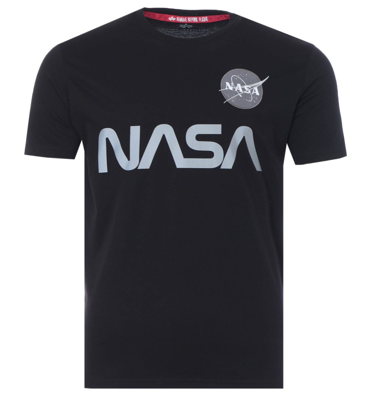Reflektierendes NASA-Druck T-Shirt