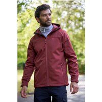 Mountain Warehouse - "Exodus" Softshelljacke für Herren (Dunkelrot)
