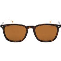 Hugo Boss - Rechteckig-Sonnenbrille für Herren, Metall (Havannabraun)