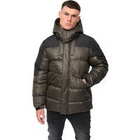 Herren Gesteppte Wattierte Kapuzenjacke