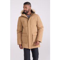 Mountain Warehouse - "Fern" Parka Wattiert für Herren (Hellbraun)