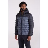 Mountain Warehouse - "Seasons II" Steppjacke für Herren (Schwarz/Weiß)