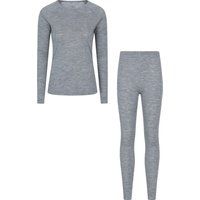 Mountain Warehouse - Basisschicht-Set für Damen (Hellgrau)