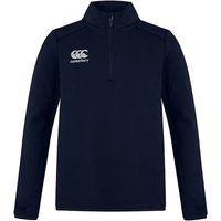 Canterbury - "Club" Midlayer für Herren, mit kurzem Reißverschluss, Training (Marine)