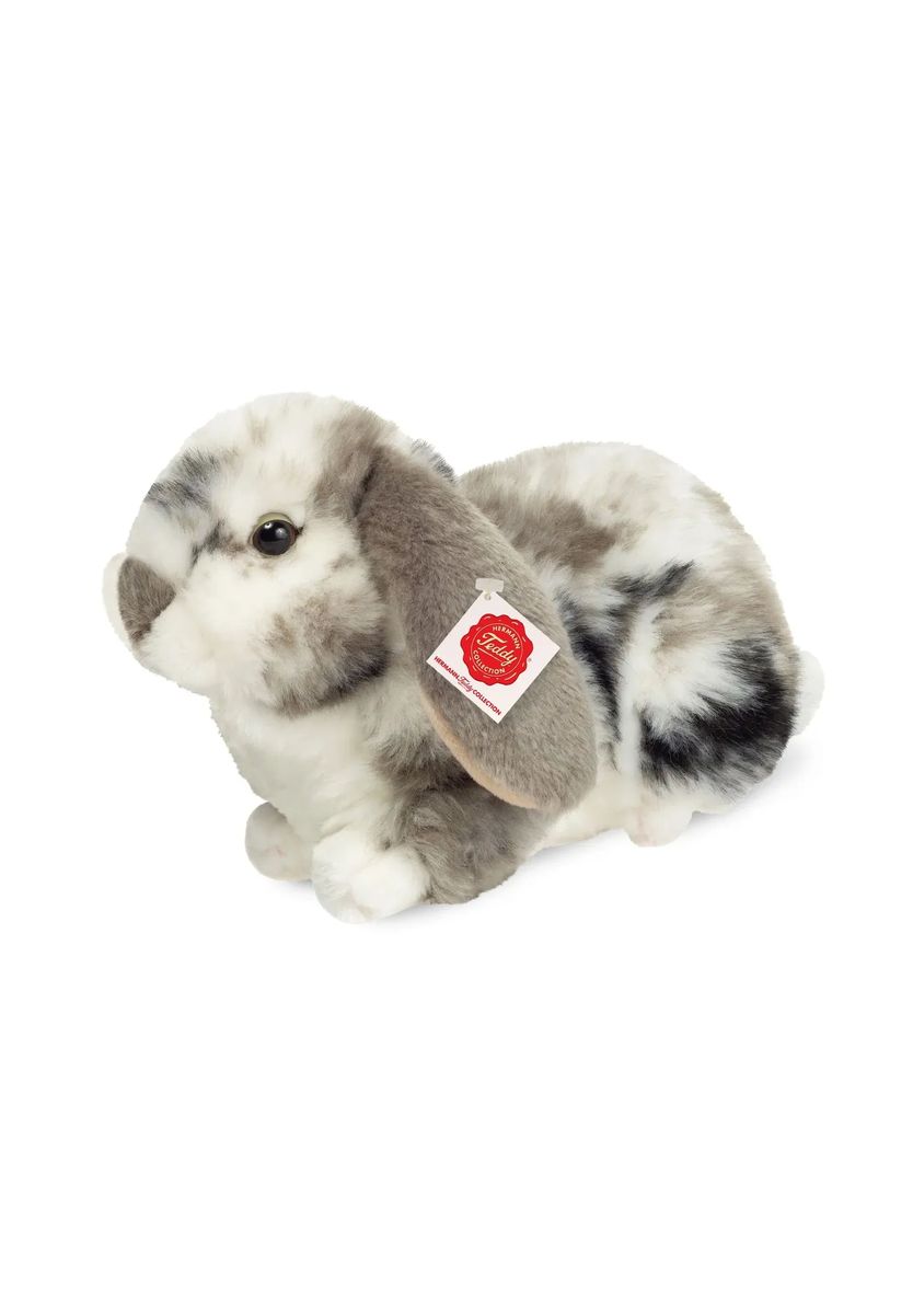 HERMANN Teddy COLLECTION® Ostern Kuscheltier "Widderkaninchen", 23cm, grau, 23 CM