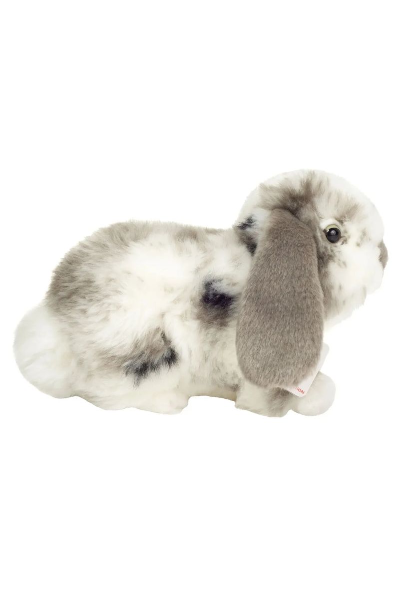 HERMANN Teddy COLLECTION® Ostern Kuscheltier "Widderkaninchen", 23cm, grau, 23 CM