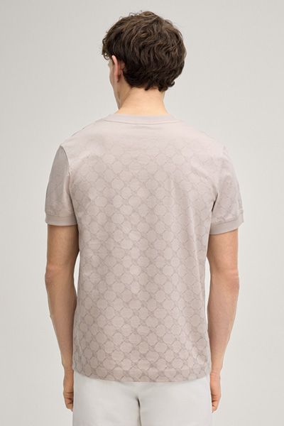 Joop! Cornflower Davison Beige T-Shirt Grafikdruck Rundhalsausschnitt Baumwolle