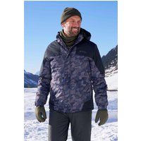 Herren Skijacke mit Camouflage-Muster