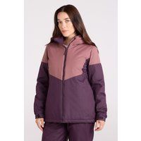 Damen Zweifarbige Isolierte Skijacke