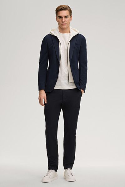 Joop! Cornflower Offwhite T-Shirt Davison Rundhalsausschnitt Baumwolle