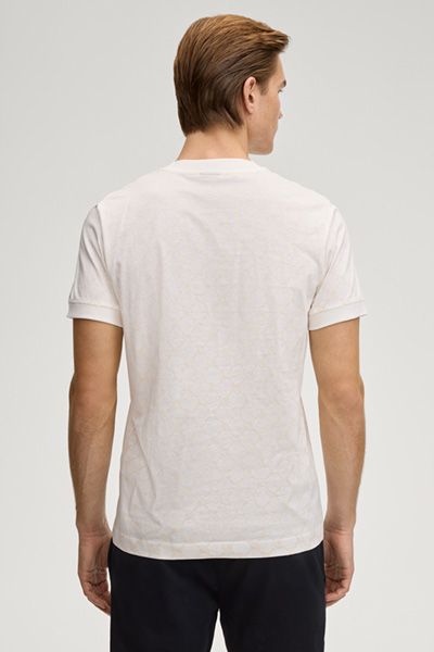 Joop! Cornflower Offwhite T-Shirt Davison Rundhalsausschnitt Baumwolle