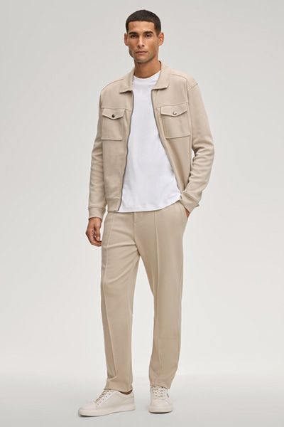 Joggpants Tainan Sand Reine Baumwolle Elastischer Kordelzugbund