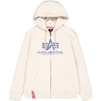 Kapuzenjacke mit großem Logo und Reißverschluss